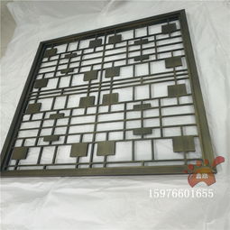 拉絲古銅鋁板雕刻屏風產(chǎn)品效果圖